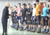 Hockey sur roller au hall omnisports