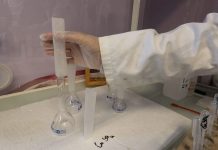 Expérience en chimie pour Halloween